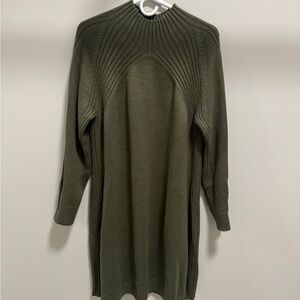 Mockneck Sweater Dress
